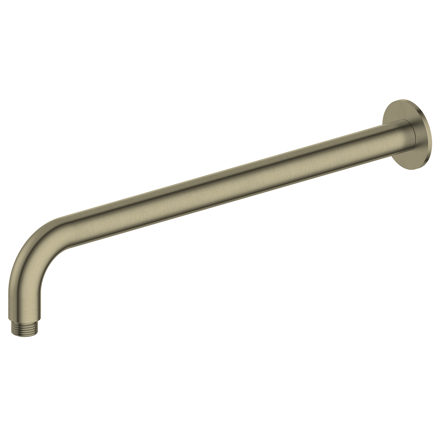 Brushed Gold wall arm on a white background