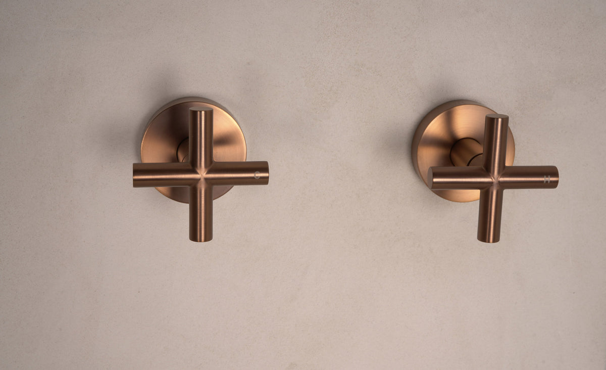 The Helios Cross Wall Mixer