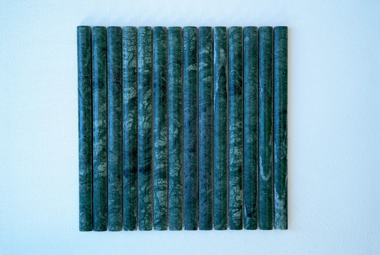 KYMA Sculpted Natural Stone Mosaic — Verde