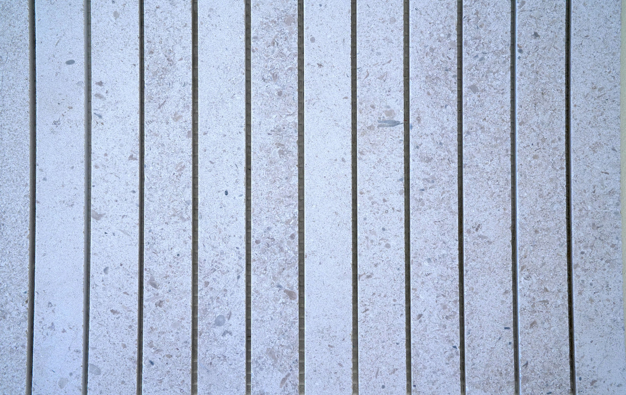 LINEA Natural Stone Mosaic — Ivory
