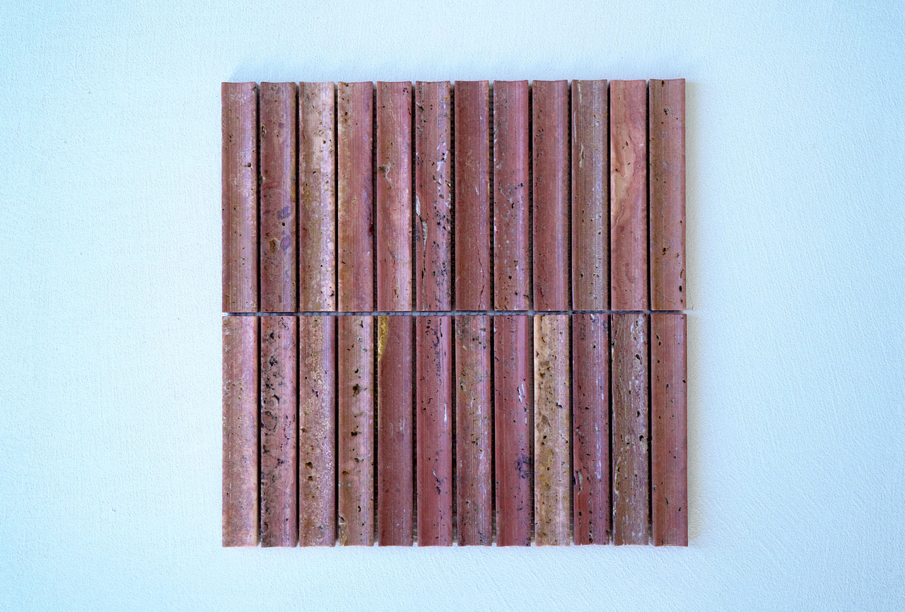 KYMA Concave Stone Mosaic — Rosé