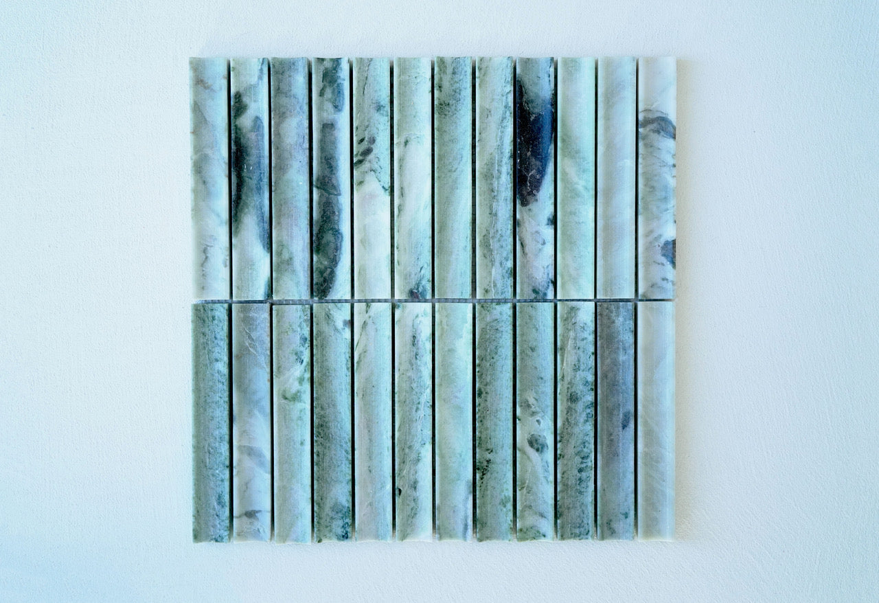 LINEA Concave Natural Stone Mosaic — Giada