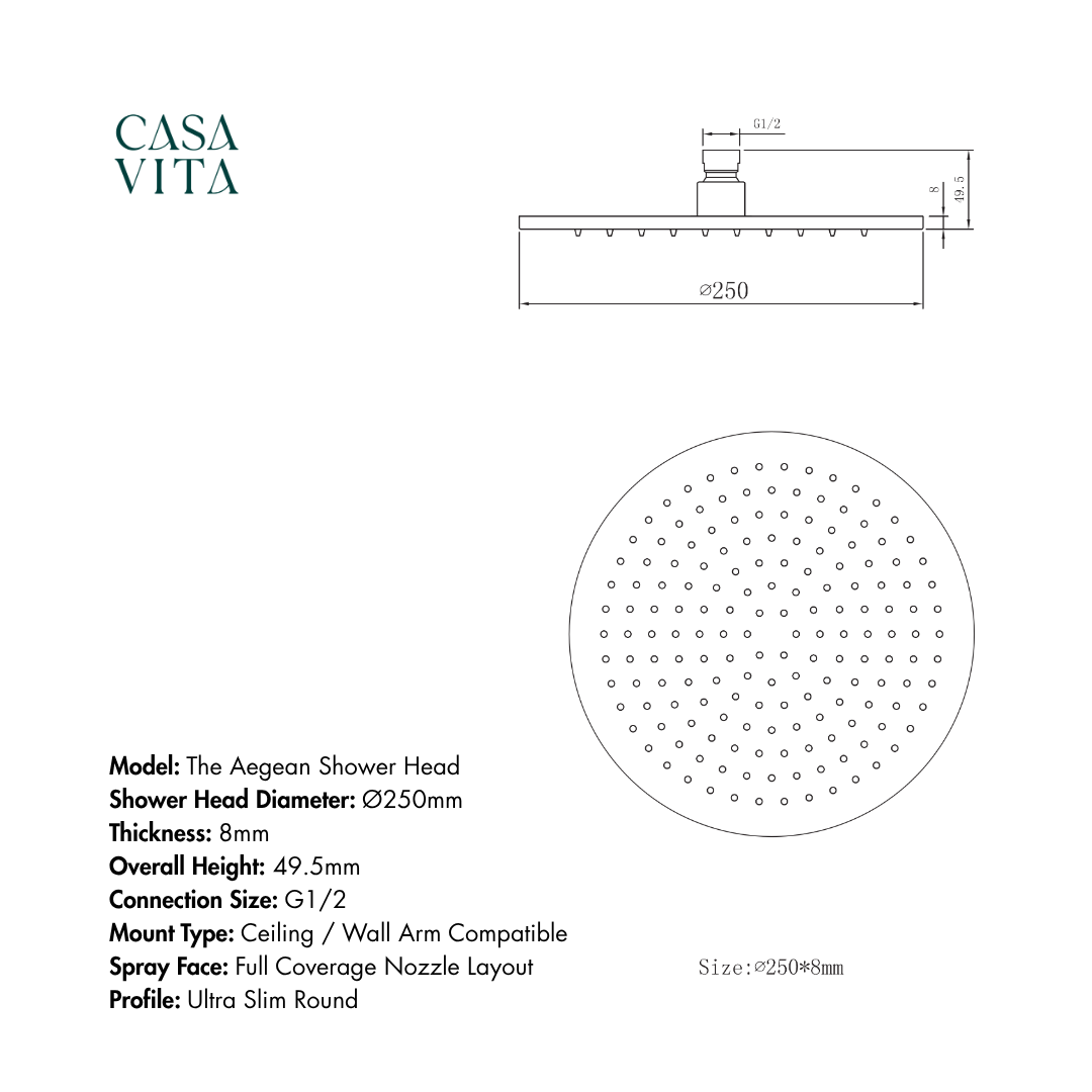 The Aegean Shower Head