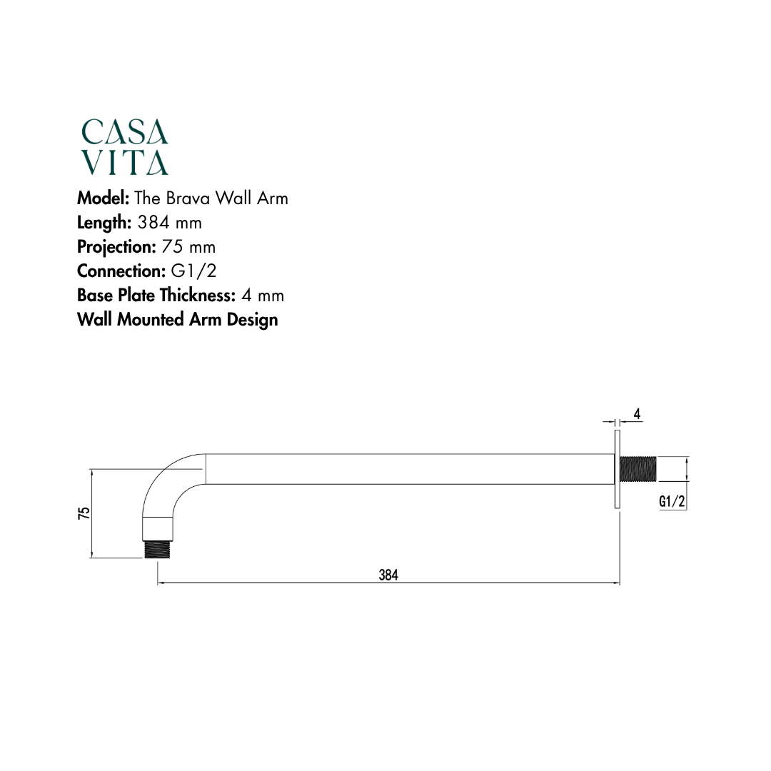 The Brava Wall Arm