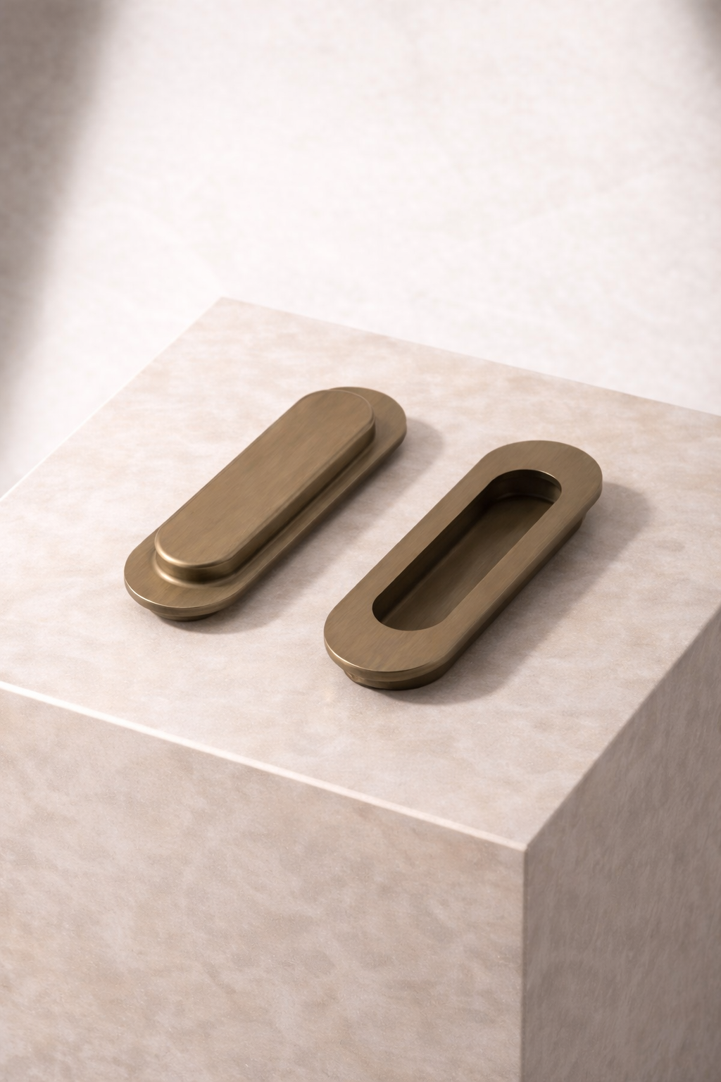 Antique Brass Door Lever Handle