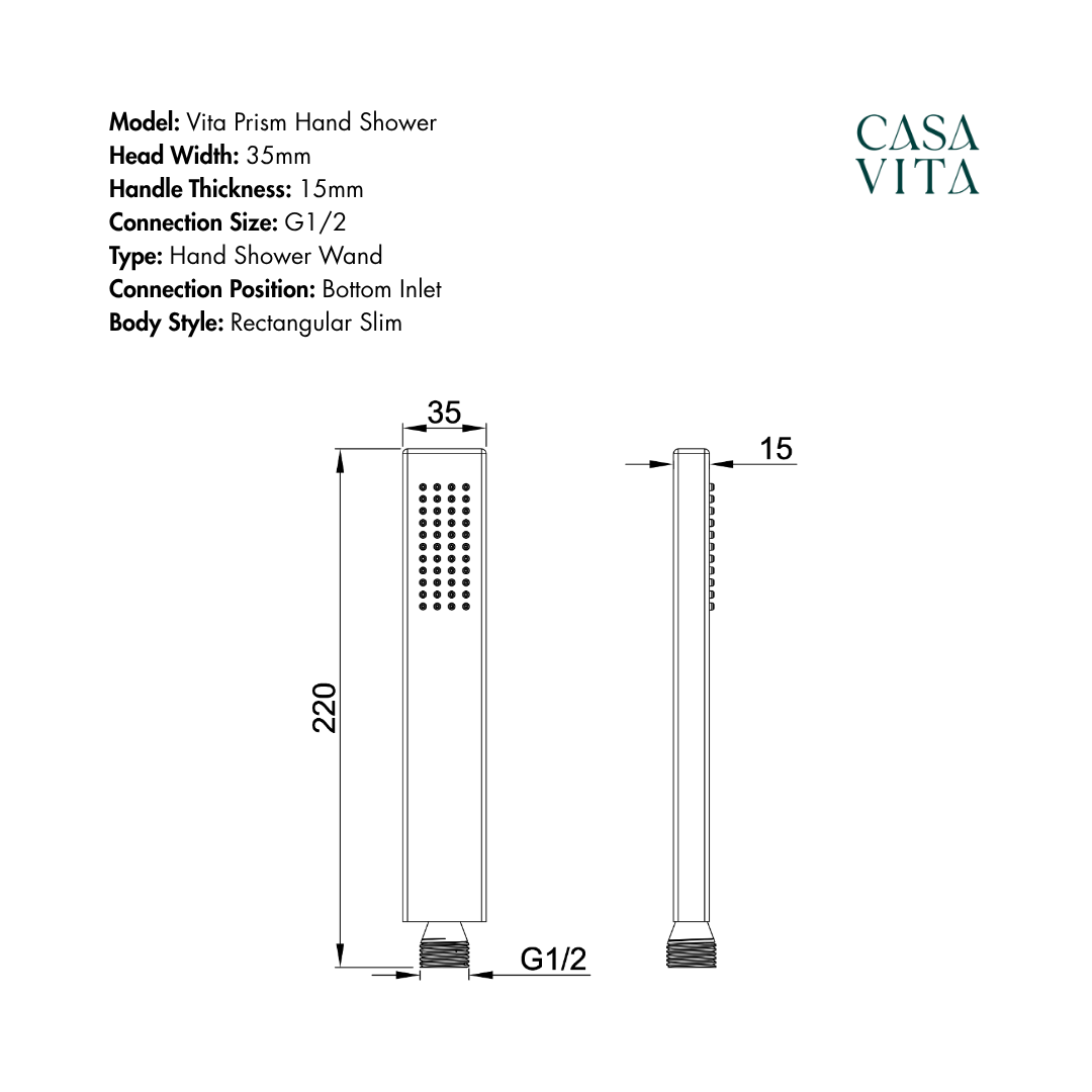 Vita Prism Hand Shower